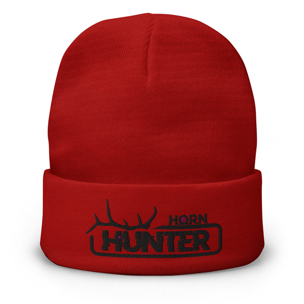 Horn Hunter Embroidered Beanie